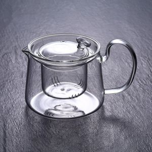 Warmte-Resiting Hoge Borosilicaatglas Pot Huishoudelijke Clear Ketel Kokend Thee Pot Bloem Thee Theepot