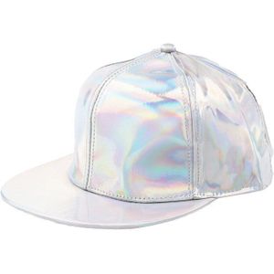 Mannen Vrouwen Pu Lederen Verstelbare Baseball Cap Hip Hop Caps Zonneklep Snapback Platte Dans Straat Trendy Hoeden