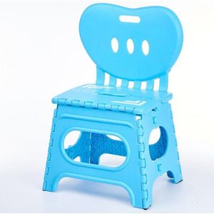 Verdikte Folding Kruk Plastic Rugleuning Draagbare Home Stoel Creatieve Kleuterschool Kleine Bench Kinderen