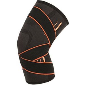 Woyyho 1 Pcs Professionele Protector Sport Kniebeschermers, Ademende Bandage Knie Brace,Basketbal Tennis Fietsen Knee Pads Ondersteuning