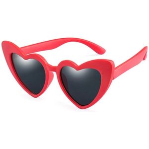 Kinderen Zonnebril Kids Gepolariseerde Zonnebril Liefde Hart Kinderen Jongens Meisjes Bril Baby Flexibele Veiligheid Frame Eyewear