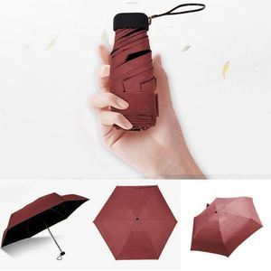 Mini Pocket Paraplu Regenachtige Dag Opvouwbare Paraplu Parasol Opvouwbare Zon Paraplu Mini Paraplu Vrouwen Meisjes Reizen Regenkleding