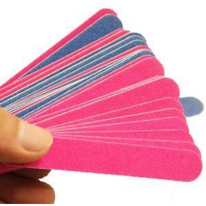 10Pcs Mini Nagelvijl Dubbelzijdig Mini Wegwerp Nagelvijlen Schuurpapier Grit Cuticle Remover Buffers Manicure Pedicure Gereedschap