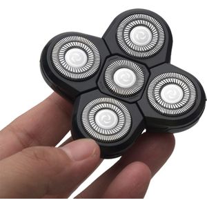 5 Heads Snelle Elektrische Scheermes Scheerapparaat Hoofd Installeren Cutter Vervanging Universele Duurzaam Mes Baard Dubbele Ring Praktische