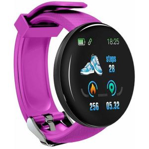 Smart Horloge D18 Bloeddruk Fitness Tracker Ronde Smartwatch Waterdichte Sport Slimme Horloge Mannen Vrouwen Voor Android Ios Z2