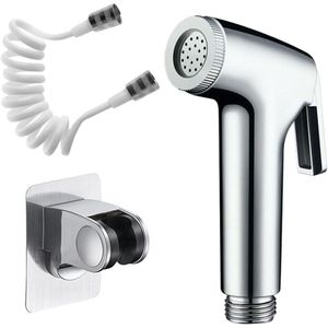 All-In-1 Handheld Bidet Sproeier Kit Toliet Spuit Kit W/Houder Voor Huisdier Baden