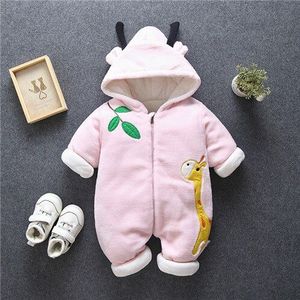 Baby Rompertjes Overalls Peuter Kleding Katoen Kids Dikke Warme Bovenkleding Jas Voor Baby Boy Meisje 6 M 9 M 12 M 18 M Sneeuw Wear