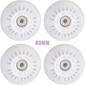 4Pcs Sliding Veilig 90A Slijtvaste Hoge Hardheid Voor Kids Vervangende Onderdelen Knipperen Skate Wielen Led Licht Inline roller