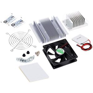 12V Kleine Elektronische Koelkast Plastic + Metal Cooling System Kit Cooler Voor Doe Tec-12706 Mini Airconditioner