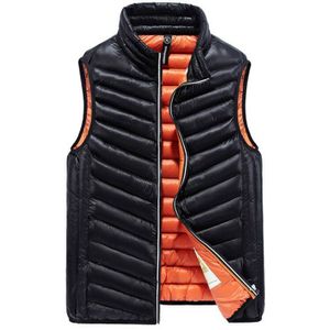 Joobox Mannen Katoen Gewatteerde Vest Thicken Warm Vest Herfst Ultra Licht Casual Mens Jacket Mouwloos Vest