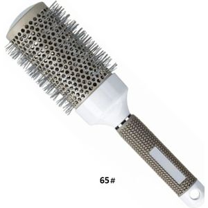 6-formaat haarborstel Nano-haarborstel Thermische ronde tonkam Kappers Kapsalon Styling Drogen Curling