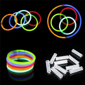 100 Stks/partij Grappig Glow Stick Speelgoed Christmas Party Neon Glowstick Light Stick Glow In The Dark Fluorescerende Armband Speelgoed Voor kids