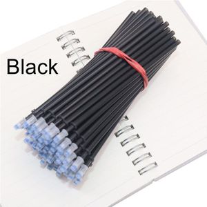 50 Pcs Office Gel Pen Uitwisbare Refill Staaf Magische Uitwisbare Pen Refill 0.5Mm Blauw Zwarte Inkt School Briefpapier Schrijven tool