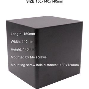 1PC AUDIO TRANSFORMATOR COVER Metal Iron Chassis Behuizing Case voor Vintage Versterker DIY Project