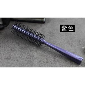 5 kleur Ronde Haar Kam Curling Borstels Krullend Haarborstel Massage Roller Kam Kapsalon Styling Tools