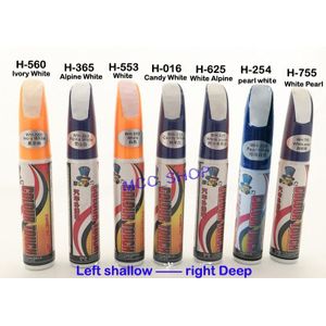 Wit Serie-parel wit Pro Herstellen Auto Remover Scratch Reparatie Verf Pen Clear 61 kleuren Voor Keuzes