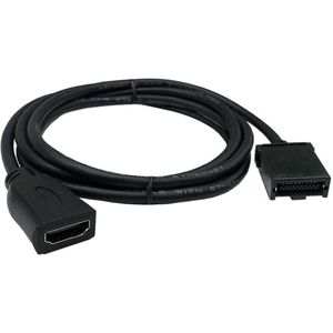 HDMI E type naar AM HDMI Kabel HD Video Kabel Type E Micro HDMI Socket Vrouwelijke naar HDMI Male Adapter kabel voor Auto Digitale TV HD Mon