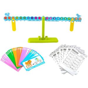Kids Plastic Math Speelgoed Kinderen Nummers Weegschaal Speelgoed Voor Baby Kids Early Math Onderwijs