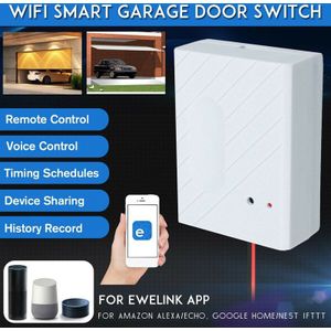 Wifi Smart Switch Auto Garagedeuropener Afstandsbediening Voor Ewelink App Telefoon Ondersteuning Alexa Google Thuis