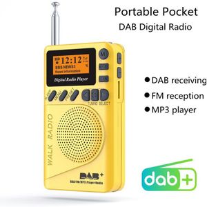 Dab Digitale Radio, Fm Radio, 2.4-Inch Kleuren Led Display, met Bluetooth Ondersteuning Insert Sd-kaart, MP3 Speler