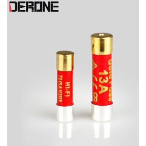 1 Stuk 20*5 1A 2A 3A 4A 5A 8A 10A Hifi Zekering Voor Dac Versterker Cd-speler Enkele crystal Silver Nano Zekering