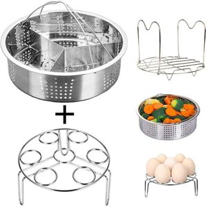 Accessoires Voor Instant Pot, Stoomboot Mand, Ei Stoomboot Rack,Non-stick Springvorm, schotel-Clip, Snelkookpan Accessoires