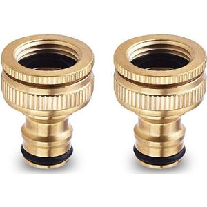 2 Stks Messing Barb Connector voor BSP Vrouwelijke Schroefdraad 3/4