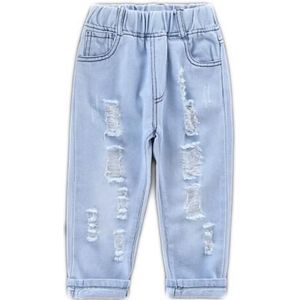 Kinderen Gescheurde Gat Jeans Broek Lente Kids Gebroken Denim Broek Voor Baby Boy Meisje Jeans Maat 90-130