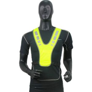 reflecterende night running outdoor sport veiligheid bescherming vest fiets night running jogging vest unisex running vest