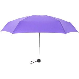 Pocket Mini Paraplu, Folding Pocket Compact Paraplu, zon-Proof Wind-Proof Regen-Proof En Uv-Proof 5 Vouwen