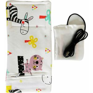 Usb Opladen Pasgeboren Baby Flessenwarmer Draagbare Outdoor Baby Melk Zuigfles Verwarmde Deksel Baby Verpleging Geïsoleerde Zak Zorg