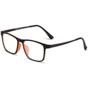 Yimaruili Ultra Licht Vierkante Comfortabele Grote Eyewear Vrouwen Pure Titanium Mode Optische Bril Frame Mannen HR3068