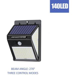 146 LEDs Solartuinlamp Koud Warm Led Outdoor Solar Light Wall Hek Trap Pathway Yard Beveiliging Straat Solar Lamp lamp