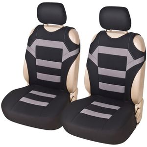 2 Sets Universele Auto Stoelhoezen Voorstoel Covers Mesh Spons Interieur Accessoires T-shirt Voor Auto/Truck/Van