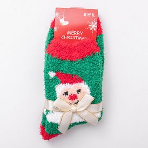 Kleurrijke Kerst Winter Vrouwen Sokken Verdikte Warme Lange Buis Kerst Sokken Warm Leuke