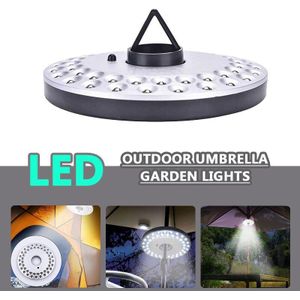 48 Led Light White Patio Lamp Camping Yard Lichten Paraplu Tent Tuin Verlichting Outdoor Draagbare Lantaarn Interieur