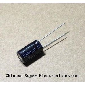 5 stks 25V3300UF 16*25mm 3300 uf 25 v 16*25 Elektrolytische condensator