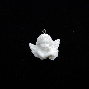 Leuke Angel Charms Hangers Hars Cabochon voor DIY decoratie ketting oorbel sleutelhanger Sieraden Maken