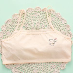 4 Stks/partij Katoen Jonge Meisjes Training Beha Kids Vest Ondergoed Kinderen Bras 7 Tot 15 Jaar Oude Meisjes Effen Kleur tank Top