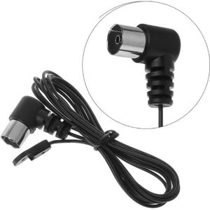 Antennes Fm Antenne 75Ohm Unbal Voor Geluid Natuurlijke Geluid Stereo Receiver Voor Fm Radio/Hi-Fi/Dab/Tv indoor Gebruik Zwart