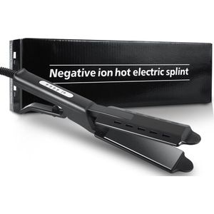 Vier-Gear Keramische Toermalijn Ionische Flat Iron Stijltang Voor Vrouwen Stijltang Krultang Plat Haar Straighting