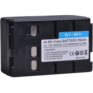 4000Mah Oplaadbare Ni-Mh Batterij Voor Panasonic HHR-V212 P-V212 VW-VBS20E VW-VBS10E VSB0200 P-V211 NV-VX10 RX11EG R500EN