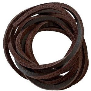 1 Stuks Van Rawhide Lederen Schoenveters 1/8 ""Shoestrings Boot Veters 280 Cm Lange/110 Inch