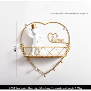 Nordic Stijl Ins Moderne Minimalistische Golden Kapstok Rek Voor Woonkamer Zachte Decoraties Punch Huis Wanddecoratie rack