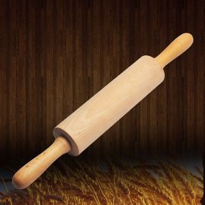 Beuken Deegroller Massief Houten Meel Stok Uit Noedels Stick Rolling As Uitlaat Dumplings Gaan Hamer Geen Pasta Tuba Bakken tool