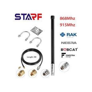 868-930Mhz Antenne Helium Hotspot Miner 4-9 Dbi Antenne N Female Naar RP-SMA Man Met Lage verlies KSR200 Kabel Voor Rak Nebra Bobcat