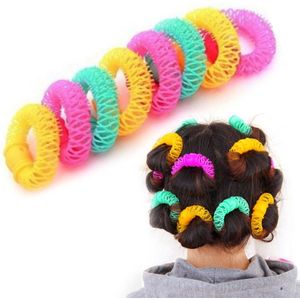 8 stks/partij Magic Krultang Haar Rollen Krullen Roller Lucky Donuts Krullend Haar Styling Make Up Gereedschap Accessoires Voor Vrouw Dame
