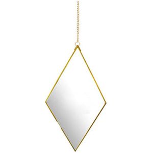 Nordic Diamant Stijl Spiegel, Gouden Frame, Muur gemonteerde Spiegel, Wall Art voor Entrees Toiletten Woonkamers