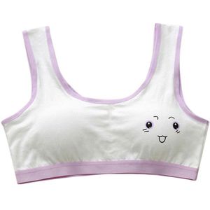 3 Pcs Leuke Cartoon Meisje Beha Zachte Katoenen Tiener Casual Training Bh Voor Studenten Tiener AN88