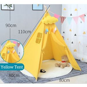 Kinderen Tent Prinses Tipi Indoor Speelhuis Indian Tent Speelgoed Huis Vouwen Tent Indian Teepee Baby Tent